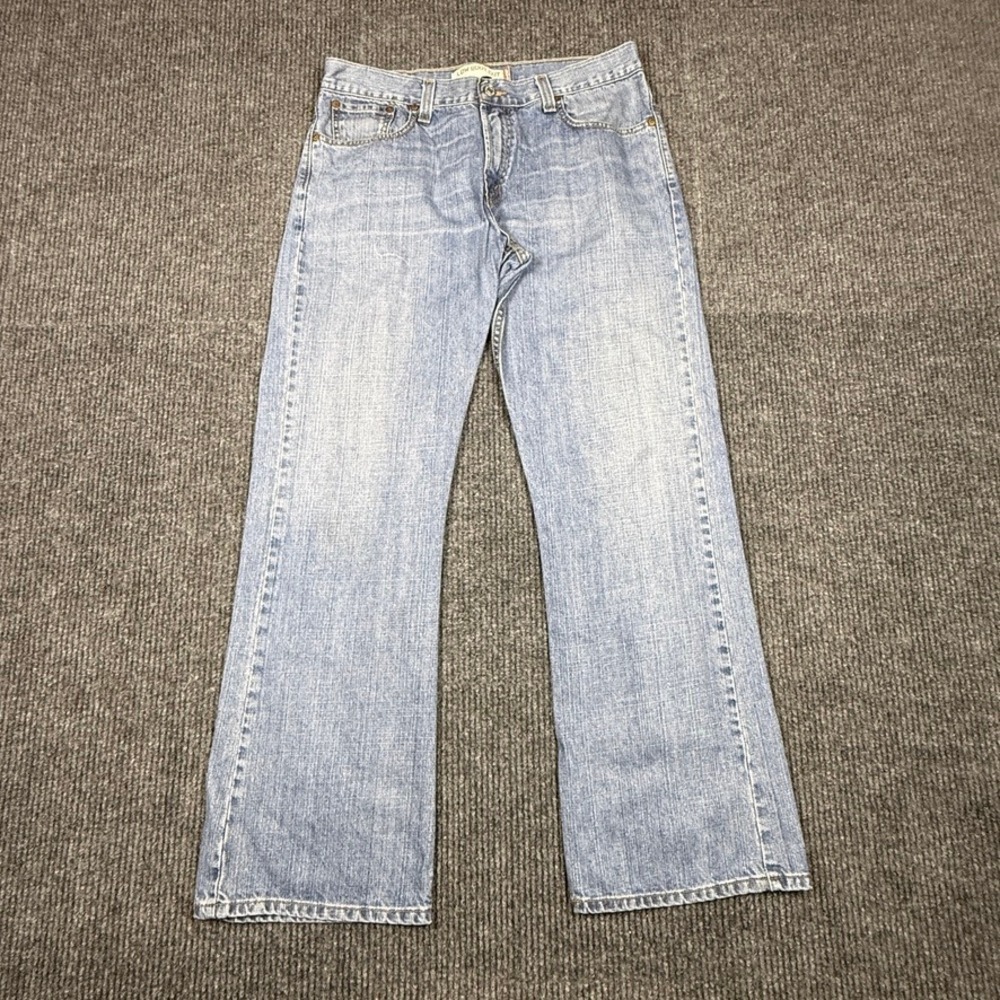 Levis 527 Low Boot Cut Jeans VTG(1998) Mens 35x32 Light Wash Denim 05527-0601